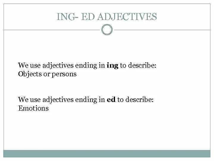 Ed ing adjectives правило. Ed ing правило. Причастие ing ed в английском. Adjectives Ending in -ed and -ing правило. Adjectives with ing