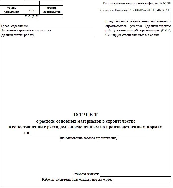 Отчет о расходах образец. Форма м-29 списание материалов. М-29 списание материалов пример заполнения. Форма м 29 списание материалов бланк образец заполнения. Форма отчета м29.