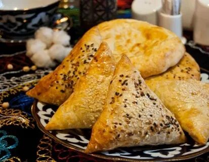 Самса узбекская слоеная с мясом