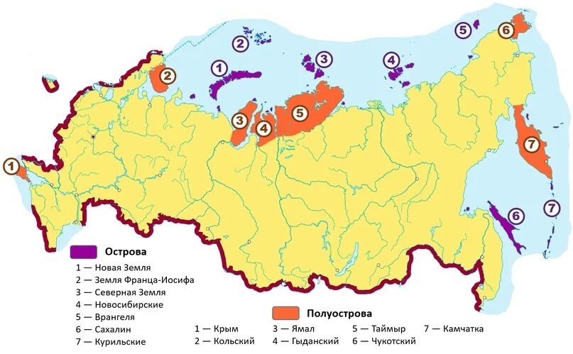 Как выглядит карта полуострова Контурная карта острова полуострова 60 фото