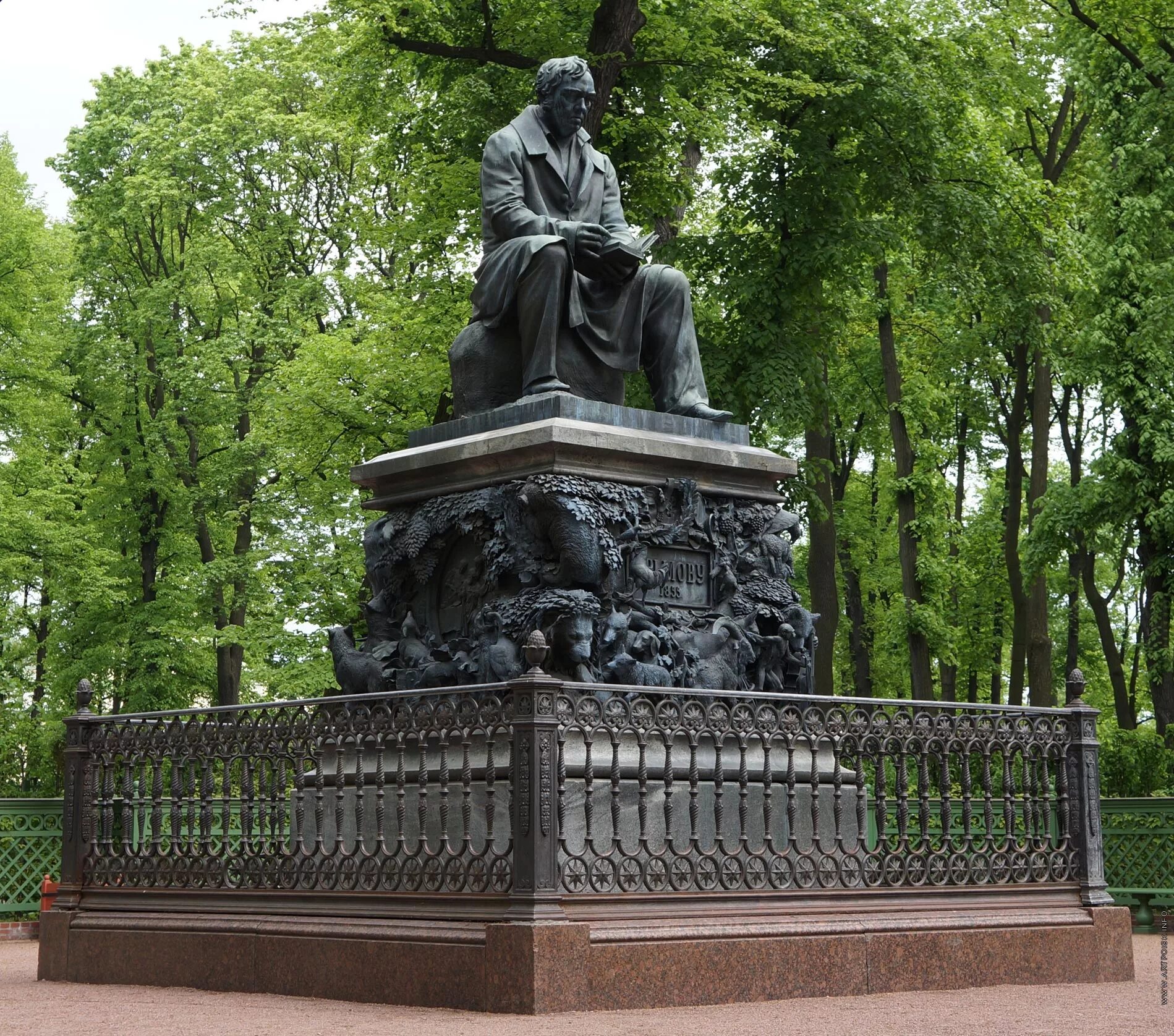П к ление. Памятник Крылову в летнем саду Санкт-Петербурга. Клодт памятник Крылову.