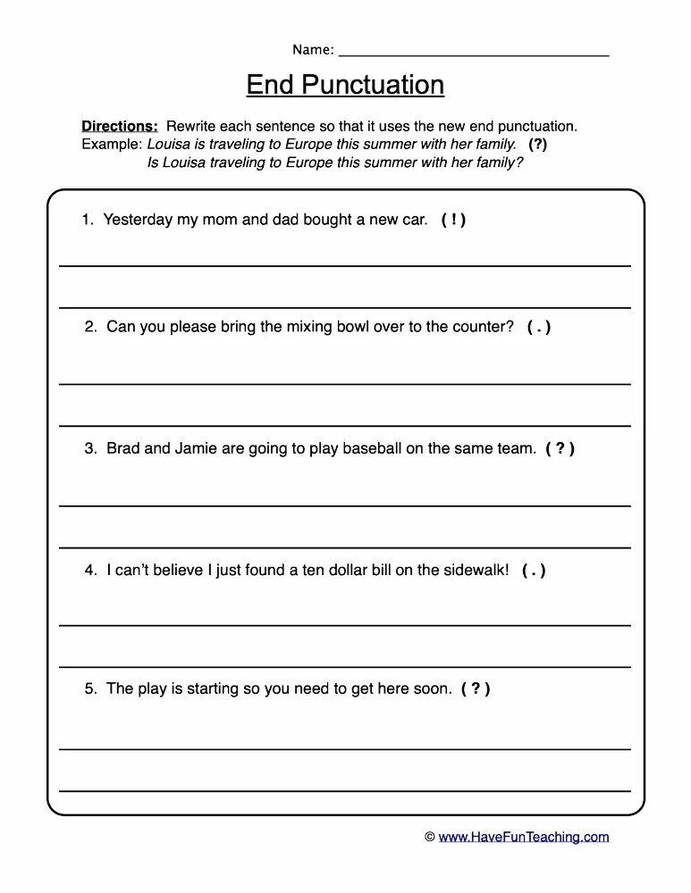 Rewriting sentences. Punctuation in English Worksheets. English Punctuation Worksheets. Punctuation Marks Worksheets. Punctuation pdf.