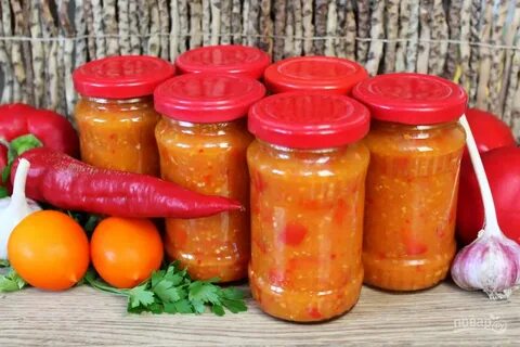 Рецепт аджики из желтых помидор