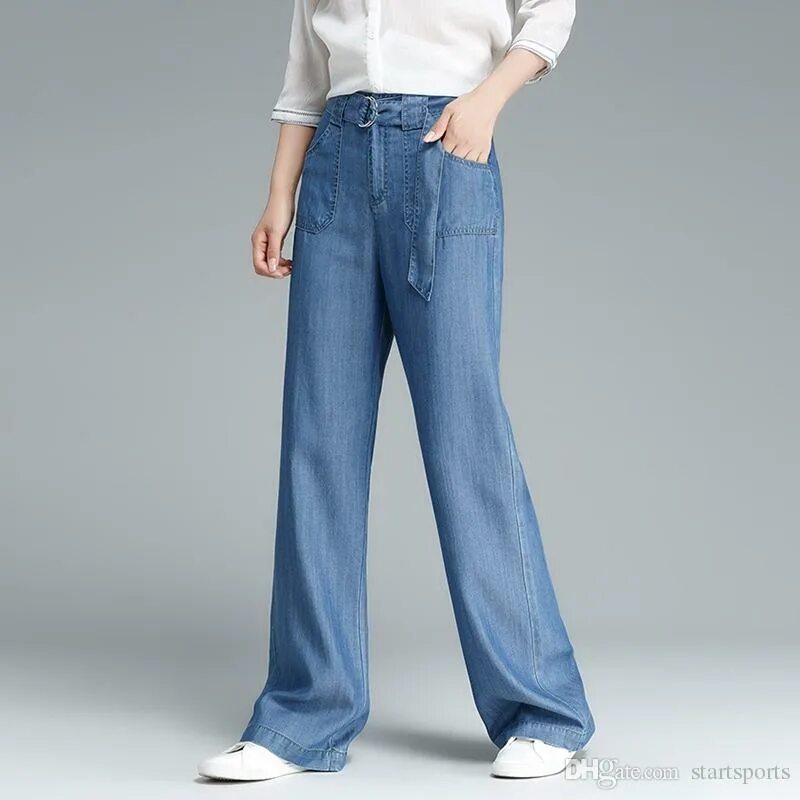 Купить тонкие джинсы женские. Летние женские джинсы из тенселя. Прямые джинсы из тонкой джинсы. Удлиненные прямые джинсы женские. Брюки для полных из лиоцелла.