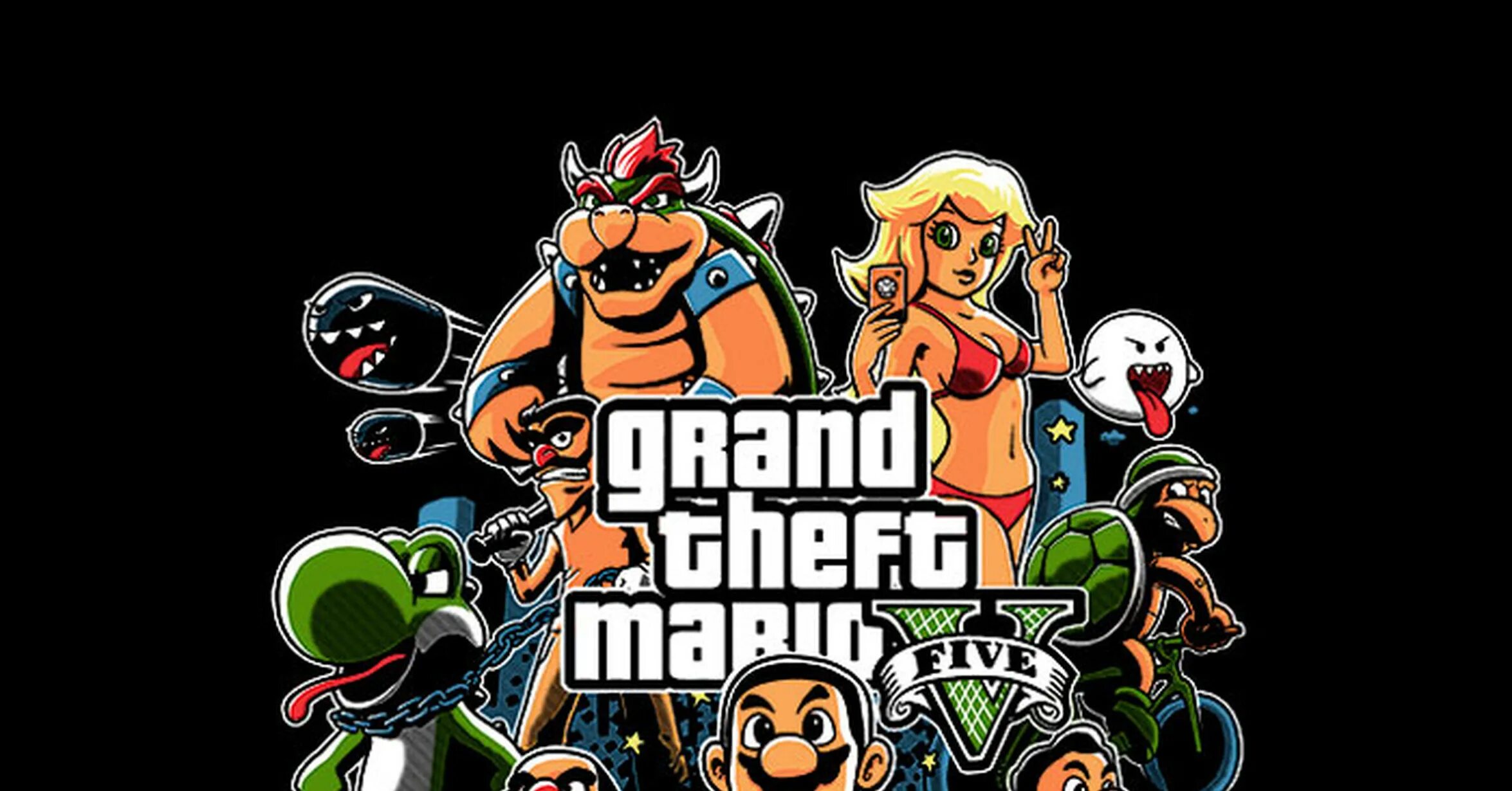 Grand Theft Mario. Mario GTA 5. Super Mario ГТА. Обои на рабочий стол Grand Theft Mario. Super mario 5