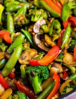 Stir vegetables