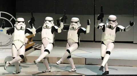 singing dancing Stormtroopers Funny Star Wars Pictures, Funny Pictures, .....
