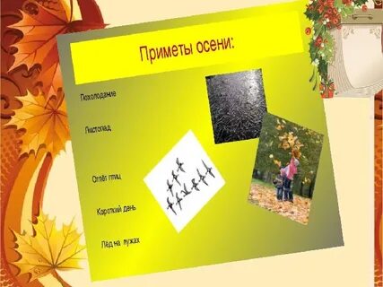 Когда начинается осень по календарю