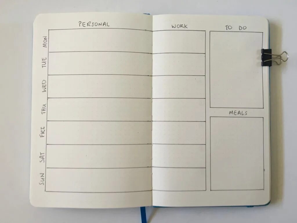 Week journal. Bullet journal weekly. bullet journal со сменным блоком. bujo разворот на неделю. аст bullet journal.