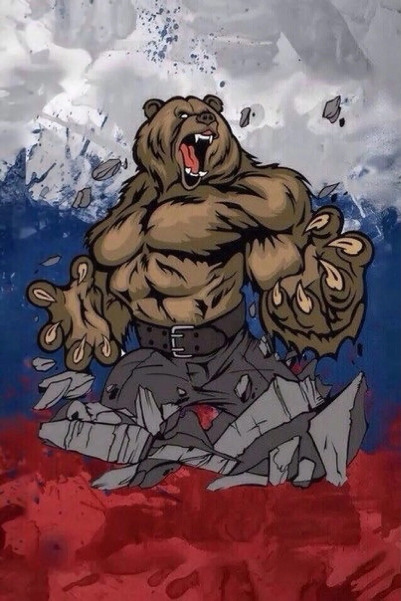 Русский медведь телефон. Медведь Россия. Российский флаг с медведем. Медведь с флагом. Медведь на фоне флага.