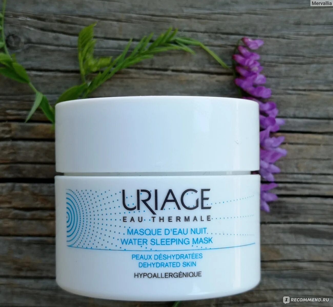 Маска ночная для лица serenity sleeping mask - 50 мл. Uriage night water mask. Uriage ночная увлажняющая маска. Eau thermale water sleeping mask. Uriage eau thermale маска ночная увлажняющая, 50 мл.
