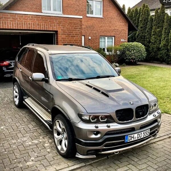 Бмв х5 е53 дорест. BMW x5 e53 Hamann. Капот Hamann BMW x5 e53. Х5 е53 капот. Капот Хамман БМВ е53дорест.