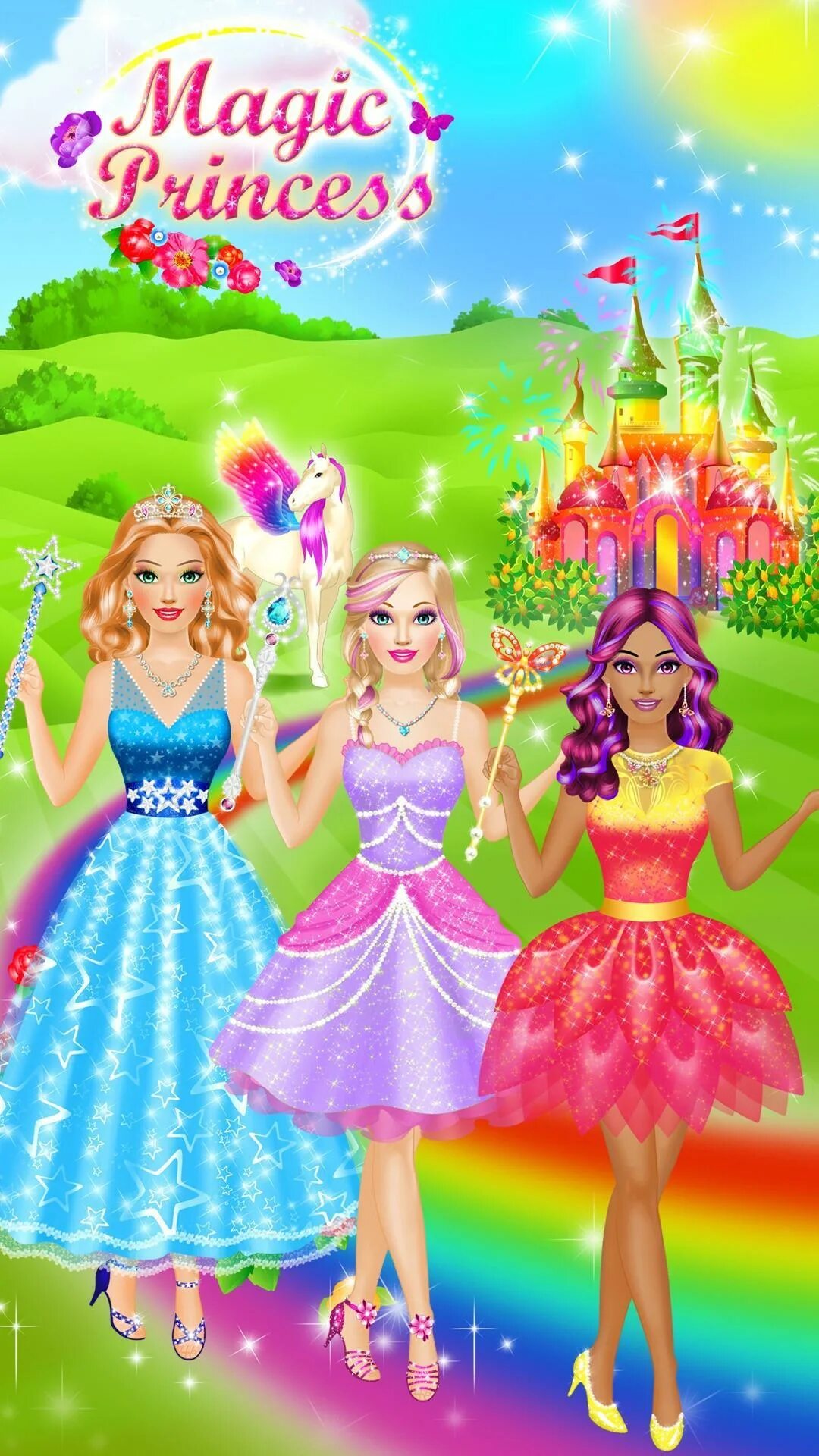 Маджик принцессы. 5 Принцесс. Косметика принцесса. Magic Princess Dress up games.