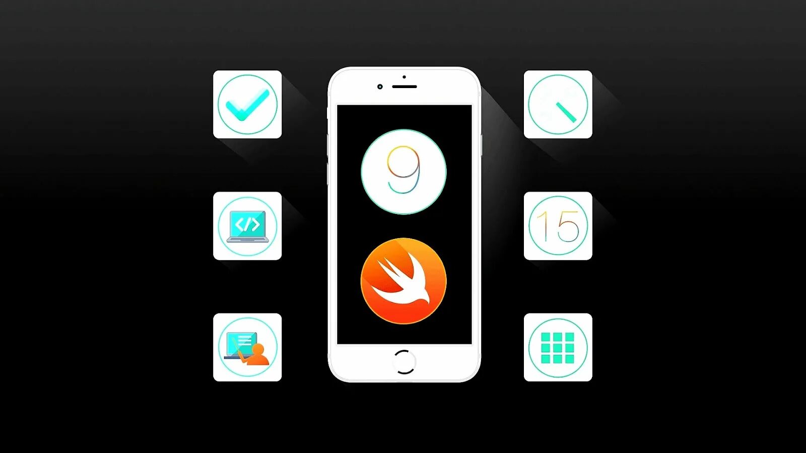 Разработка приложений для ios обучение. Обои swift ios. зеленый swift ios. learn ios. swift ios development.