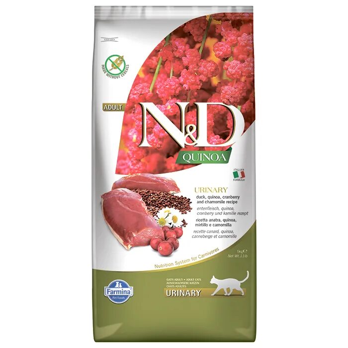 Farmina n d cat quinoa. Фармина беззерновой корм для кошек. farmina n&amp;d urinary, беззерновой состав. фармина корм для кошек с киноа. фармина с уткой и киноа для собак.