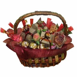 Корзина с конфетами
