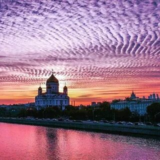 Красивые закаты в москве