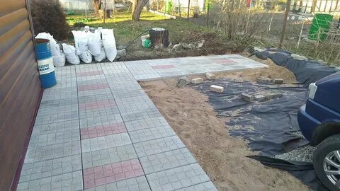 Плитка для площадки для автомобиля