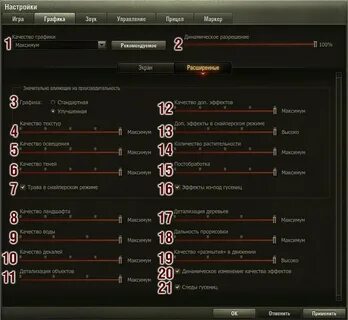 Оптимизация мир танков