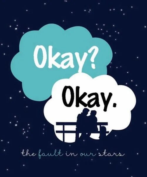 It is okay to not be okay