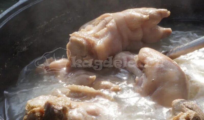 хаш из свиной рульки