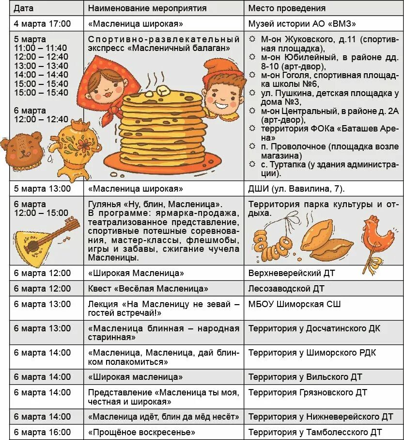 Программа мероприятий на Масленицу. План мероприятий на Масленицу в школе. Масленичная неделя мероприятия. Недельный план Масленицы.