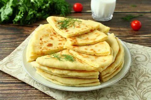 Лепешка картошка с мясом
