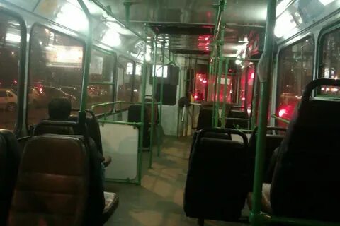 В 10 вечера автобус