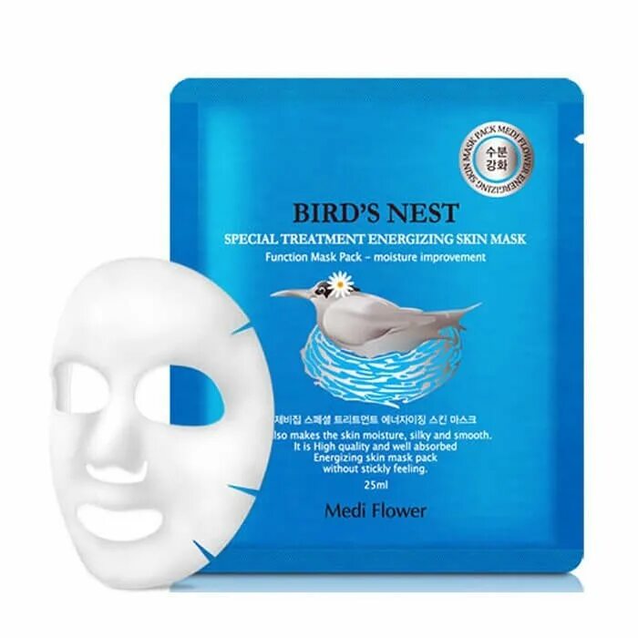 Birds nest mask. Bird&#039;s nest тканевая маска. medi flower маска интенсивная с экстрактом ласточкиного гнезда. маски для лица тканевые с ласточкиным гнездом. тканевая маска ласточкино гнездо.