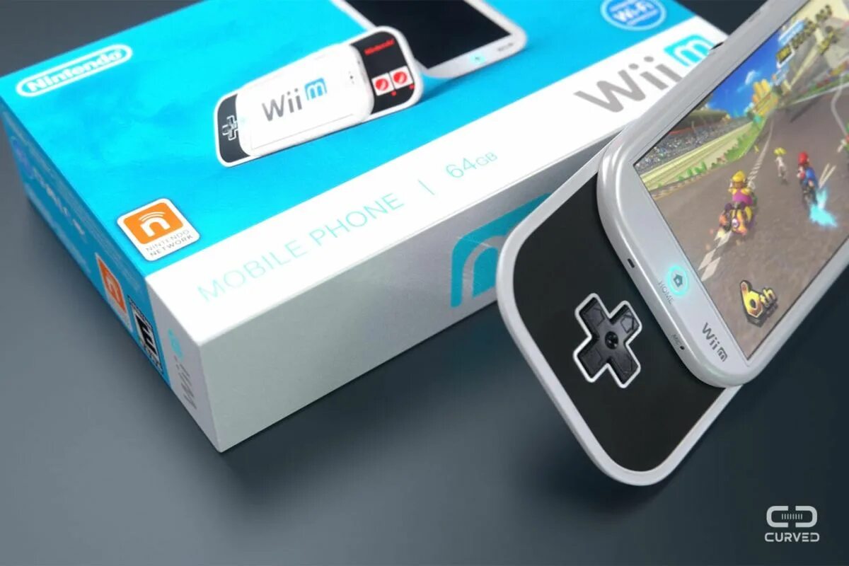 Нинтендо для телефона. Nintendo Wii u Concept. Nintendo плюс телефон.