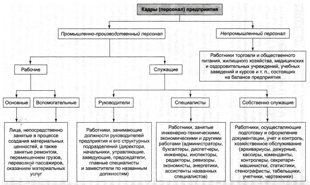 Группы руководители рабочие служащие