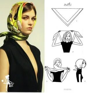 Как завязывать платки на голову