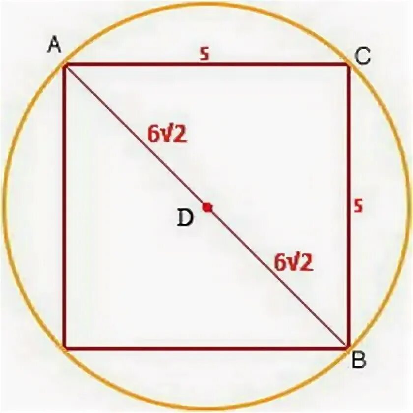Круг в квадрате с диагоналями. Окружность квадрата 10 мм. Квадрат в окружности. Теорема Пифагора через окружность. Сторона квадрата равна 48 найдите радиус