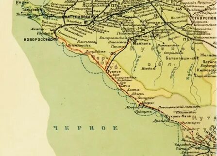 Карта ж д краснодарского края