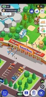 Idle theme park мод