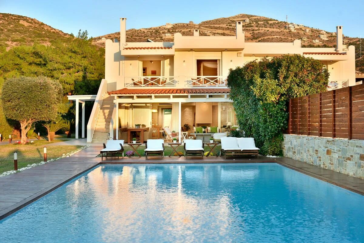 вилла в греции. древнегреческие виллы. греческие домики. римские виллы в испании. древнегреческие виллы.