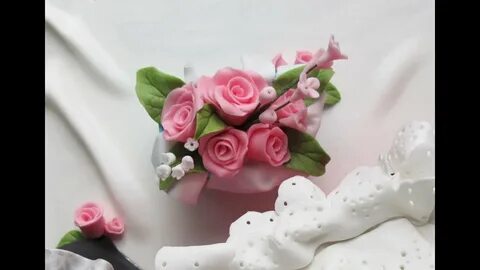 Цветы из мастики