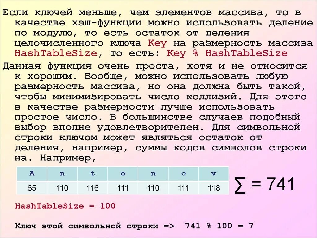 Операция взятия остатка от деления. Деление по модулю (остаток от деления) (%). Хеширование метод деления. Остаток целочисленного деления. Остаток от деления алгоритм.