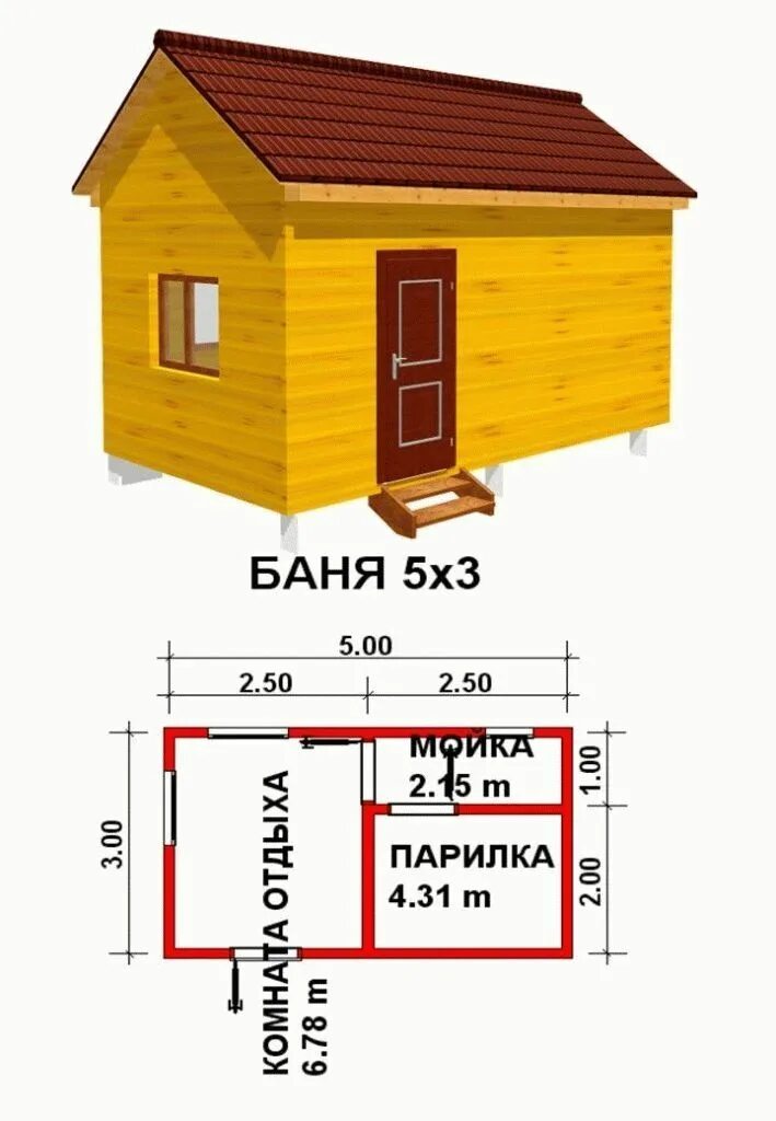 Сколько материала на баню. Баня из бруса 3х5 планировка. Баня 3х3 из бруса 150х150 Кубатура. Проект бани 5 на 3 каркасная. Баня 5х3 проект из сруба.