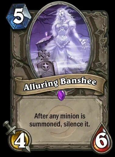 Колода с банши. Банши хартстоун. hearthstone banshee.