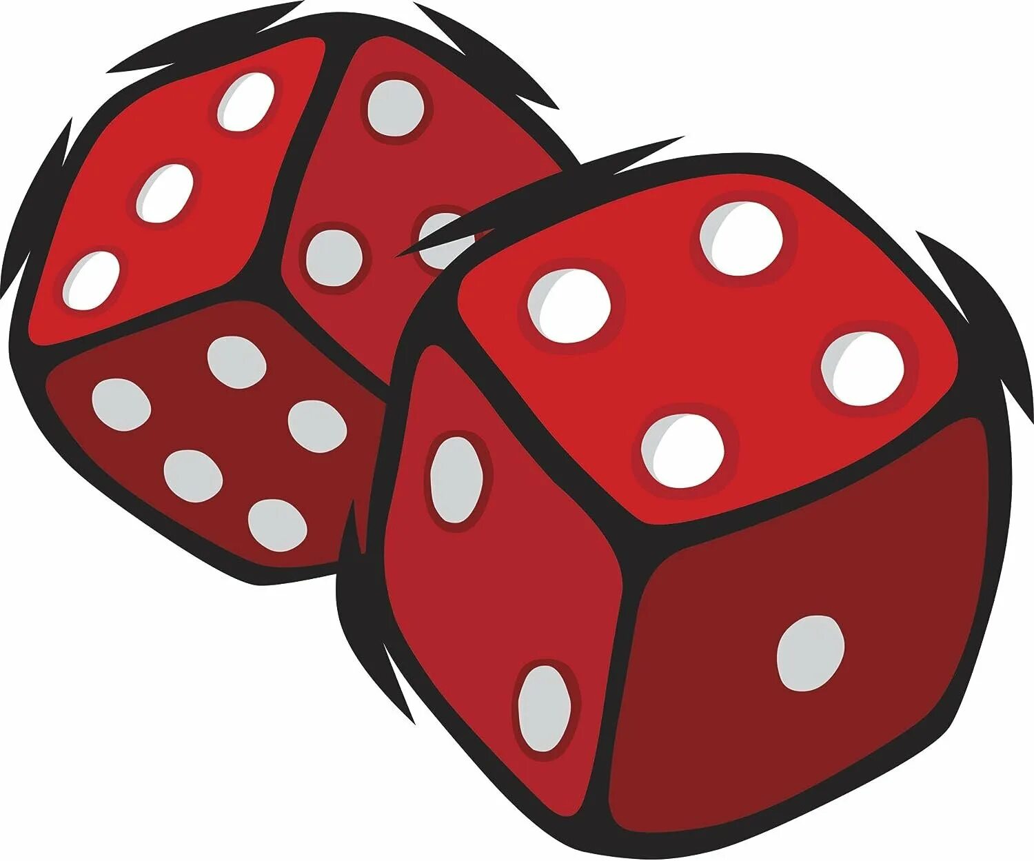 7 игральных кубика