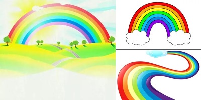 радуга рисунок