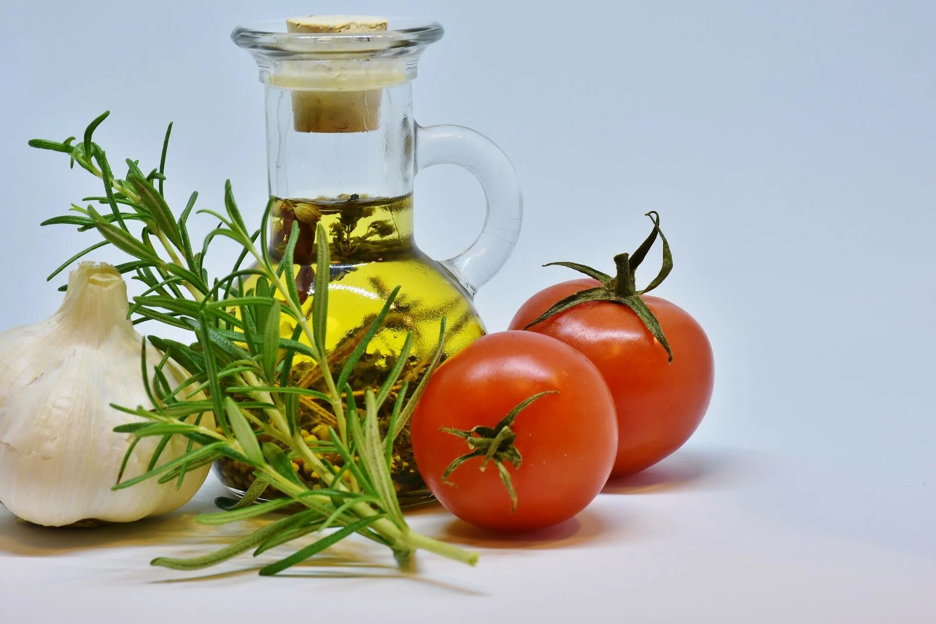 Оливковое масло с овощами