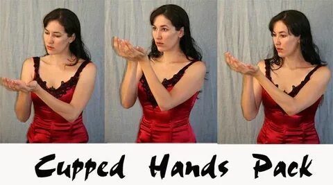 Cupped hands