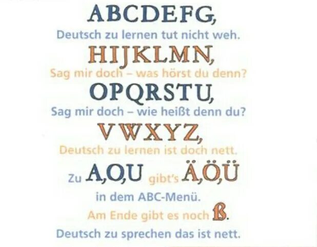 Tut weh. Стишок про алфавит на немецком языке. Стих по немецкому языку про алфавит. Немецкий алфавит стих. Стих на немецком ABCDEFG Deutsch.