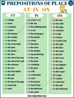 Crowded preposition