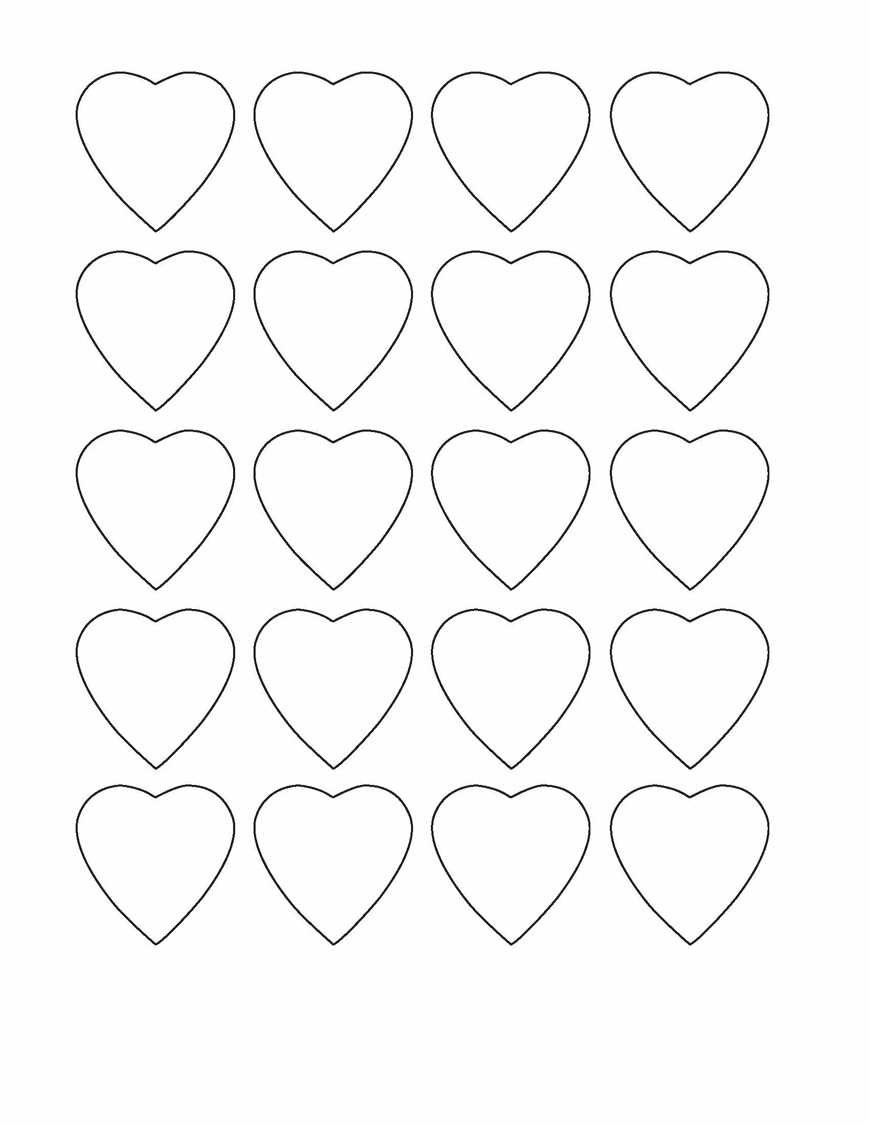 free printable templates - - Yahoo Image Search Results Heart shapes template, H