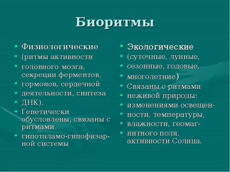 Физиологический ритм. Ритмы физиологических процессов растений. Биоритмы человека. Физиологические ритмы. Разновидности физиологических ритмов.