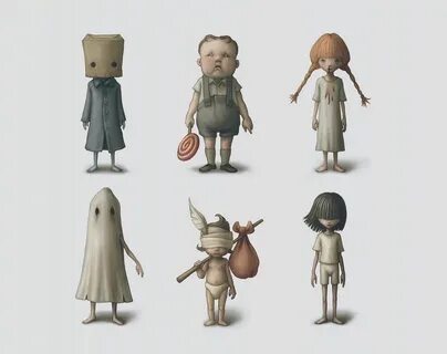 little nightmares модели персонажей