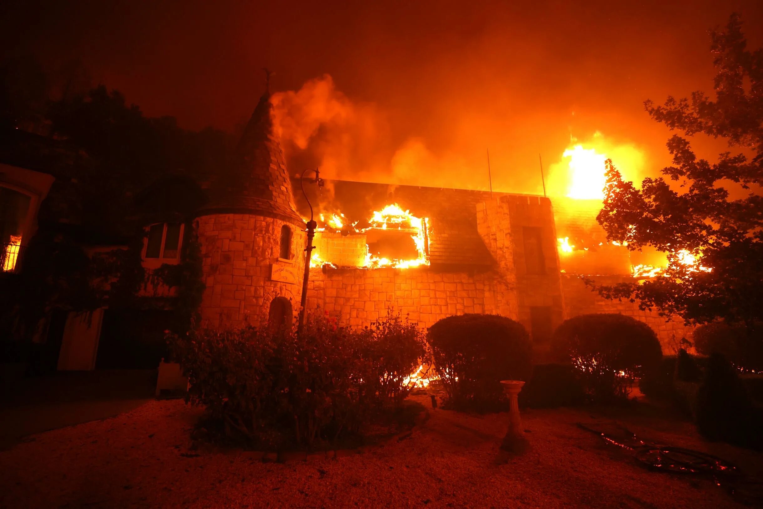 Fire took